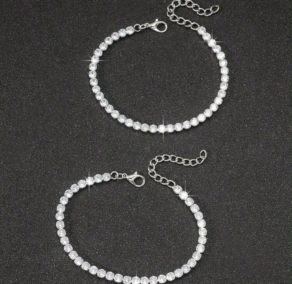 Pulsera de Diamantes (2 piezas)